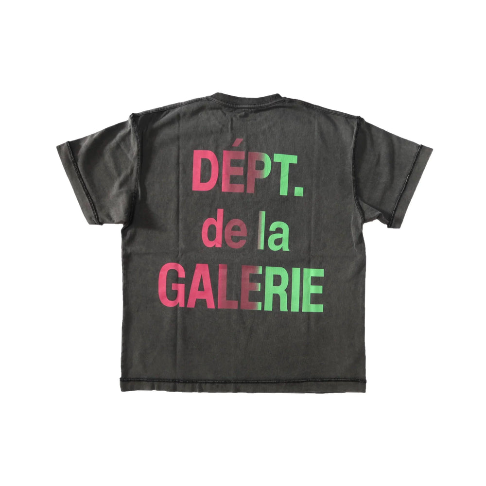 gallery dept new retro gradient print loose casual short-sleeved T-shirt trendy