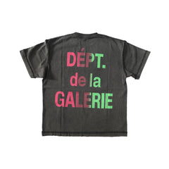 gallery dept new retro gradient print loose casual short-sleeved T-shirt trendy