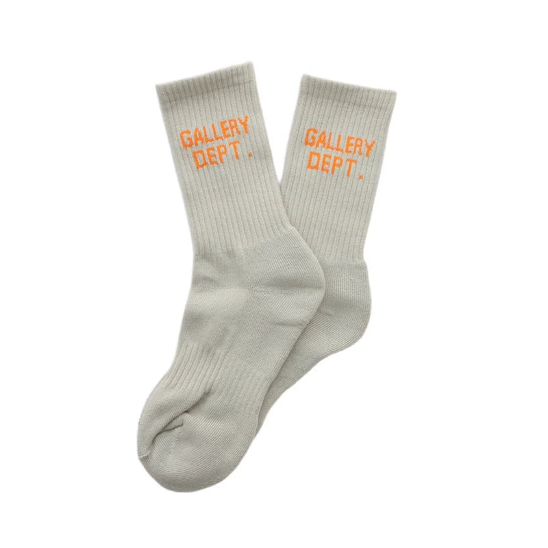 GALLERY DEPT 23AW Socks American Retro Coarse Thread Socks Mid Tube Men's and Women's Couple Style Trendy