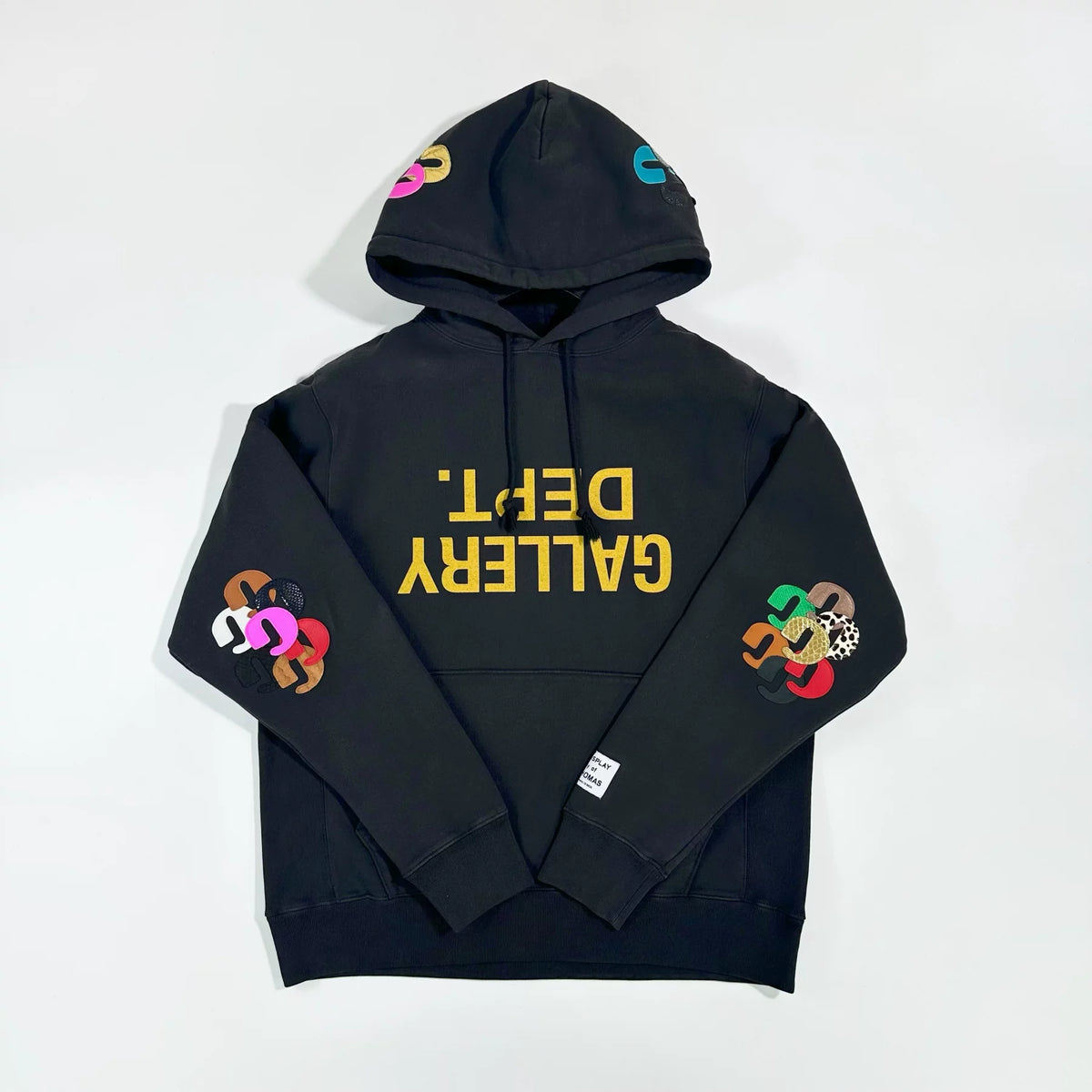 GALLERY DEPT G-PATCH FUCKED UP贴皮倒字母洗水美式高街卫衣帽衫