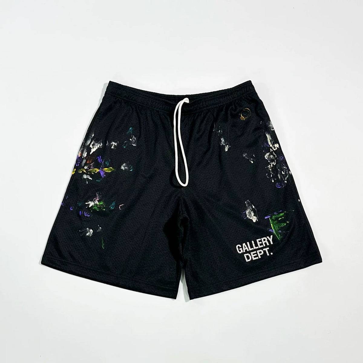 GALLERY DEPT Color Inkjet Hand drawn Splash Ink Graffiti Mesh American High Street Loose Shorts
