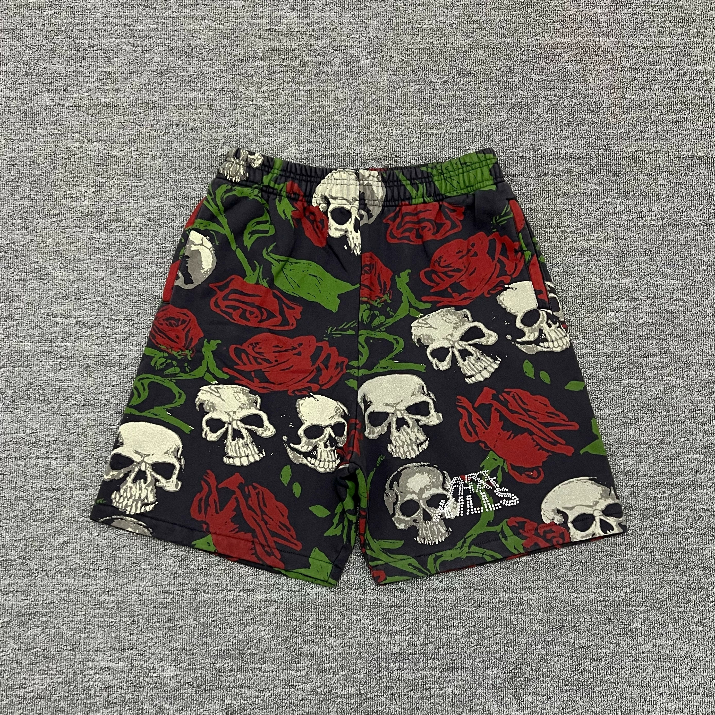 GALLERY DEPT.EDSKI SHORTS Printed Shorts ATK STACKED Skull Shorts