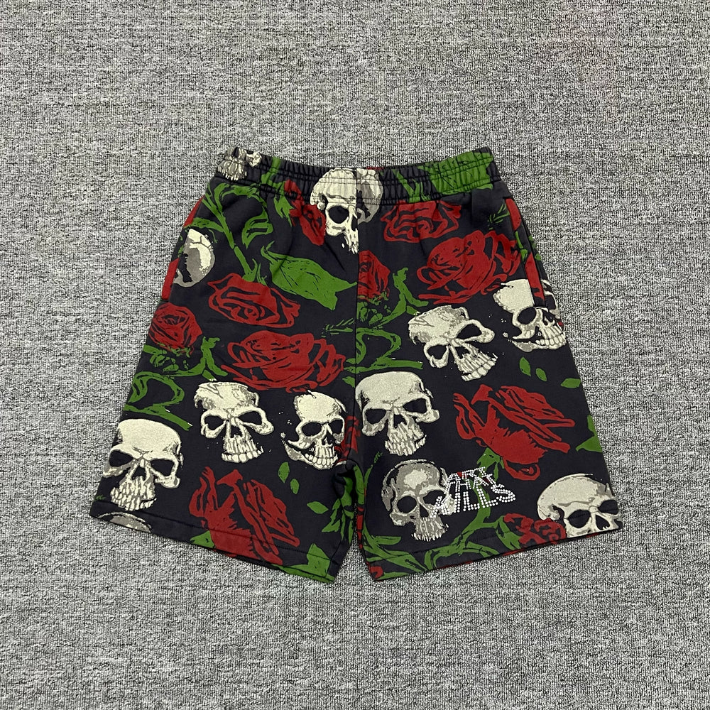 GALLERY DEPT.EDSKI SHORTS Printed Shorts ATK STACKED Skull Shorts
