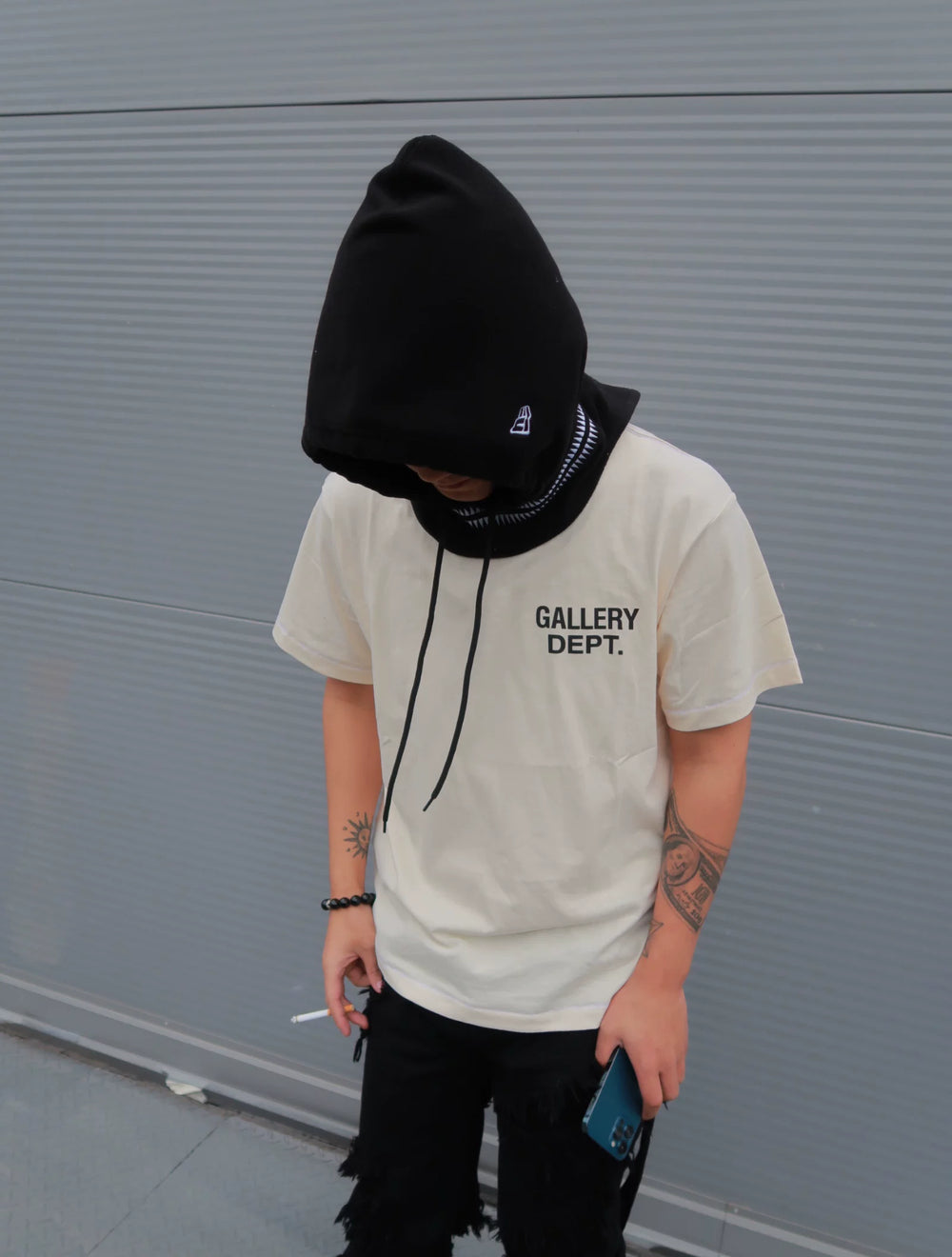 GALLERY DEPT Souvenir Tee new beige basic print slogan short sleeved T-shirt trendy men and women