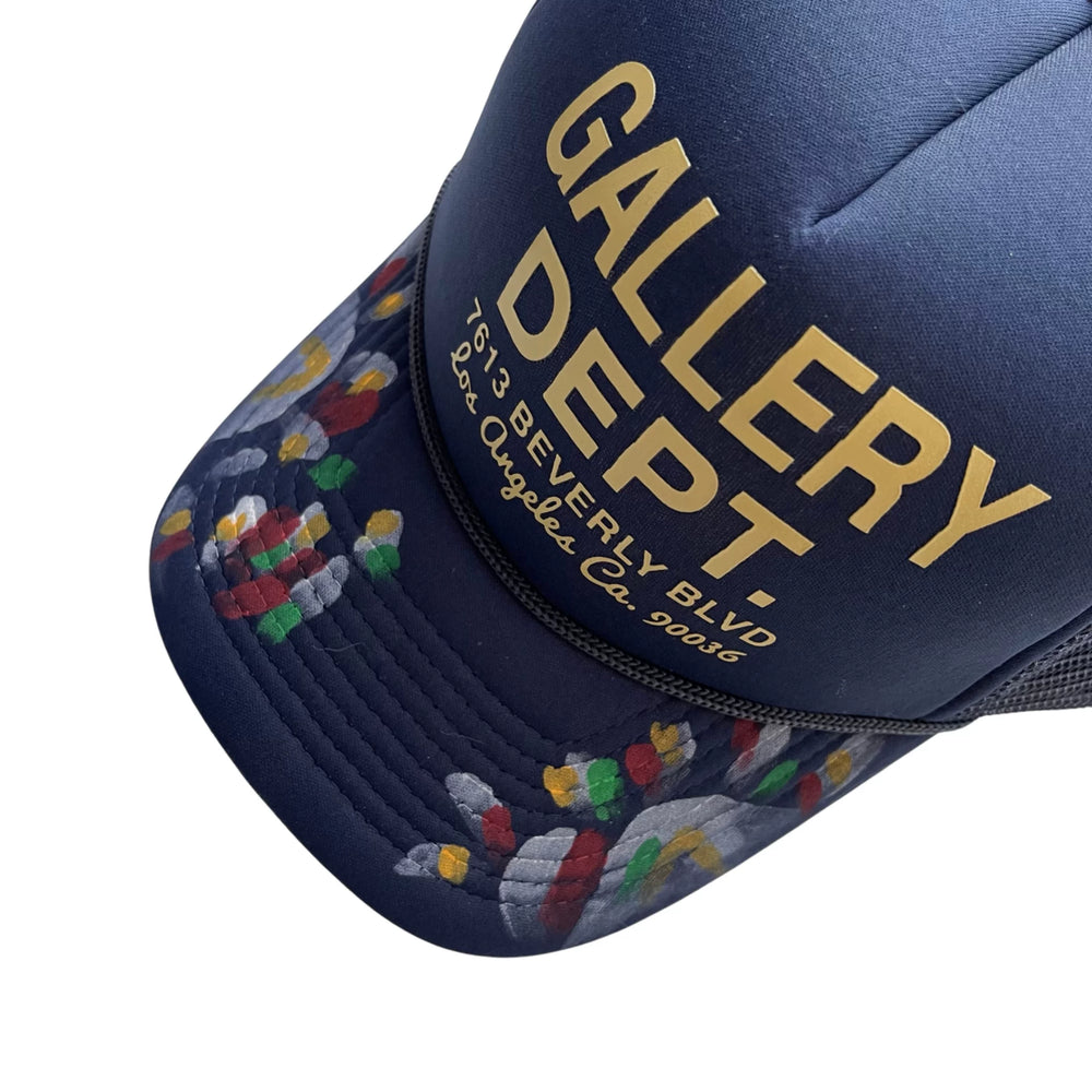GALLERY DEPT Bevely BLVD Retro Inkjet Truck Hat Hip Hop Hat Mesh Hat Trendy Men and Women
