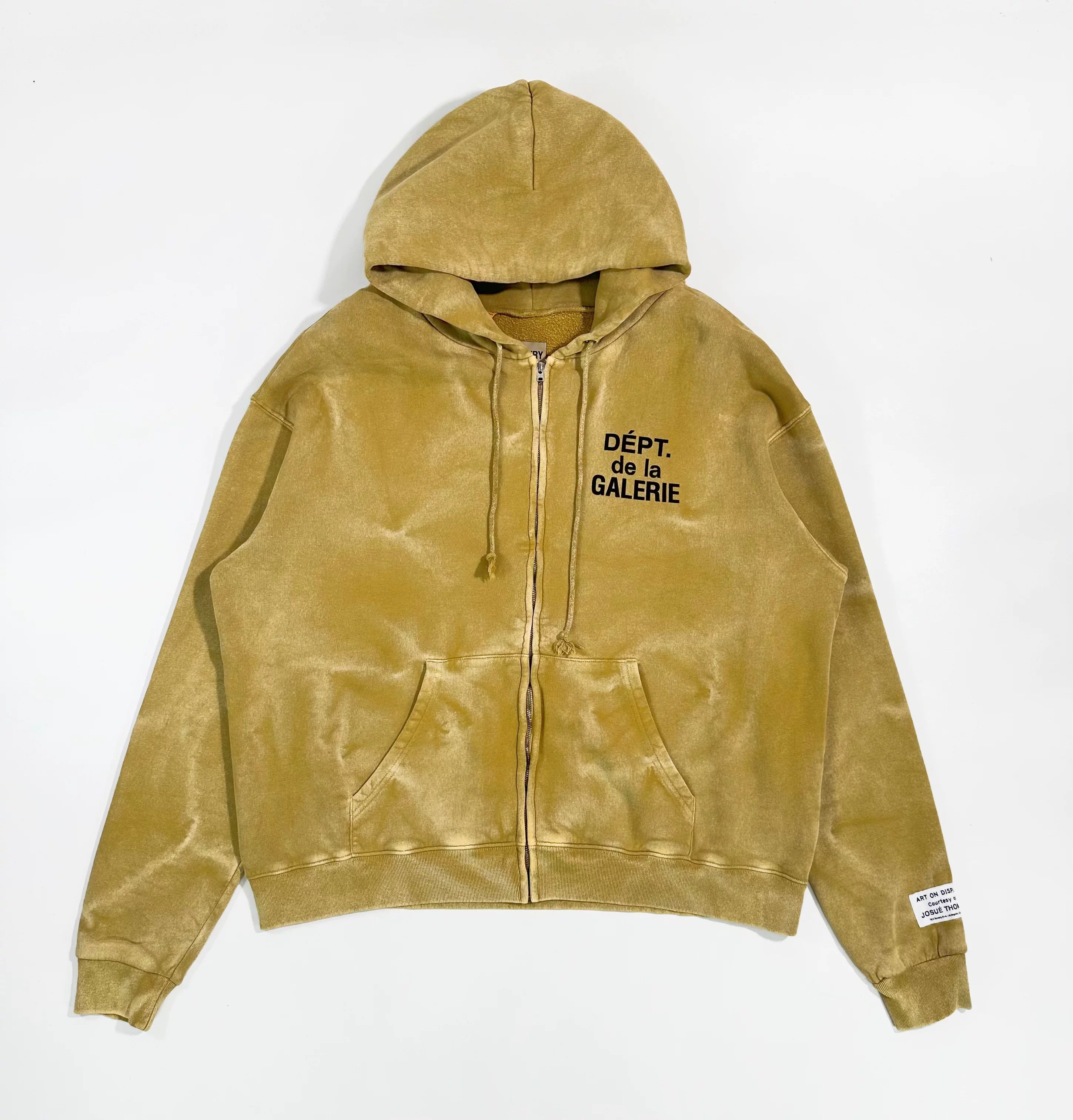 GALLERY DEPT Water Wave Hoodie Jennie Lisa's Same Style Youth Pop Cardigan Hoodie Coat