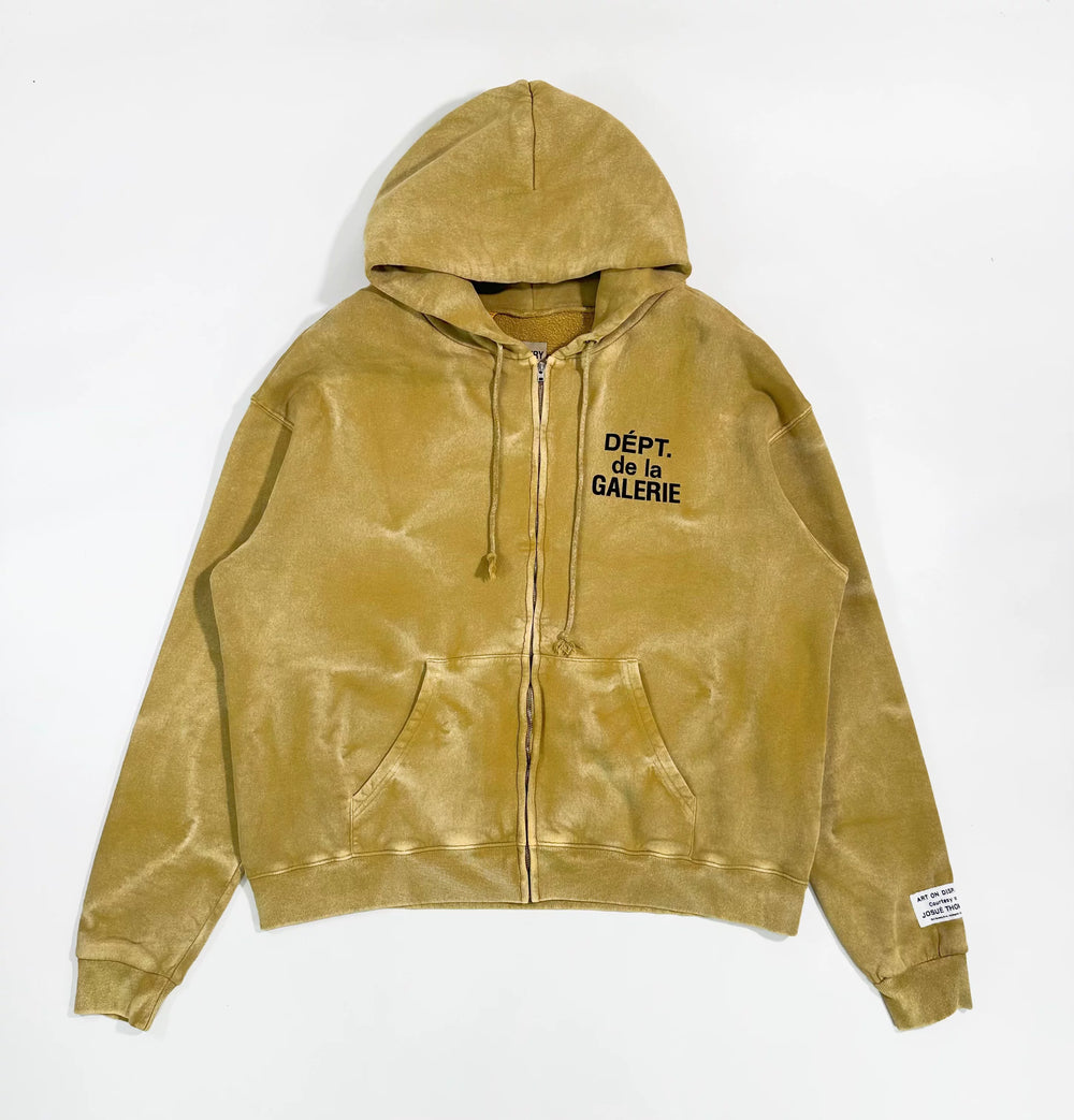 GALLERY DEPT Water Wave Hoodie Jennie Lisa's Same Style Youth Pop Cardigan Hoodie Coat