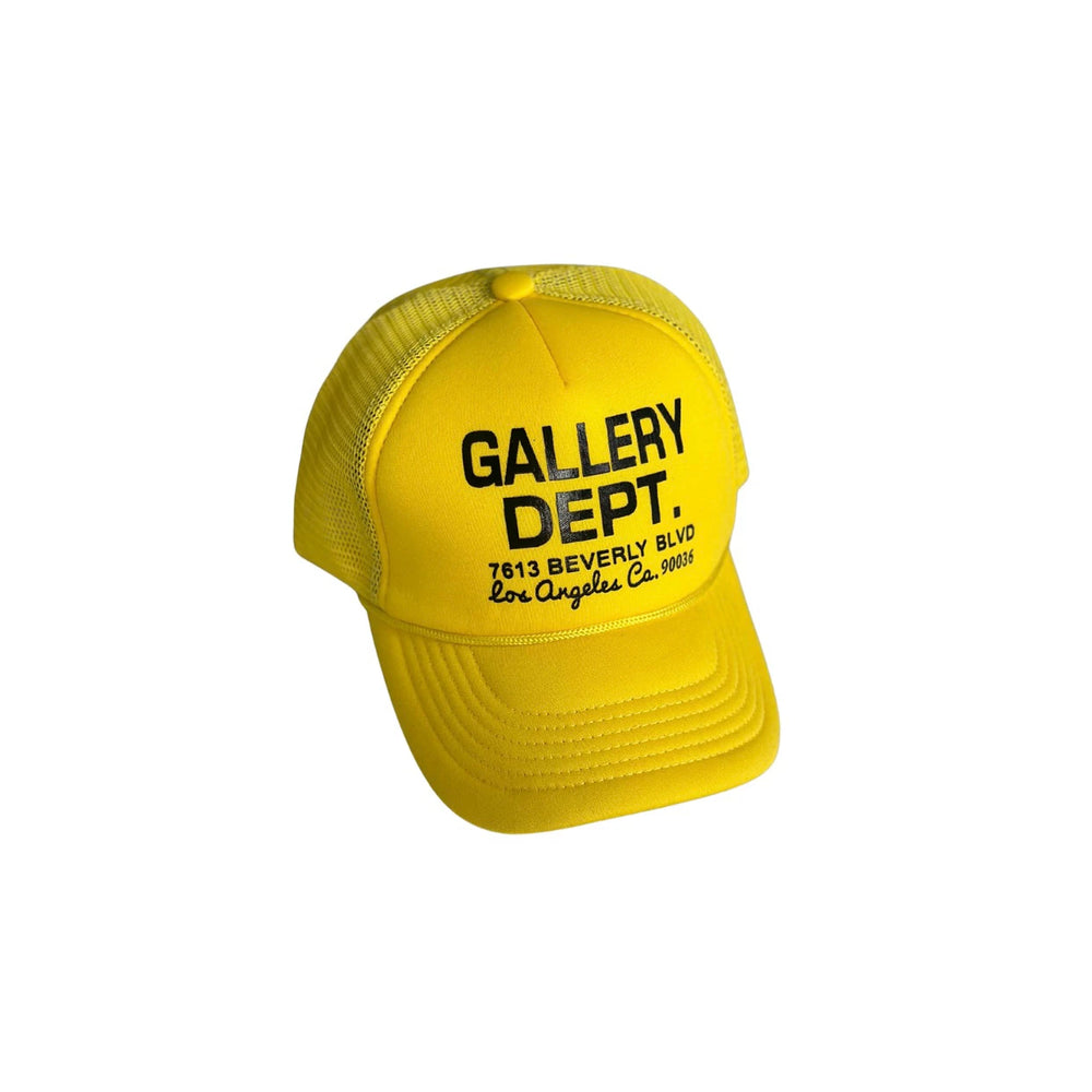 Gallery Dept Independent American Retro Vintage Washed Alphabet Printed Mesh Hat Truck Driver Hat Male