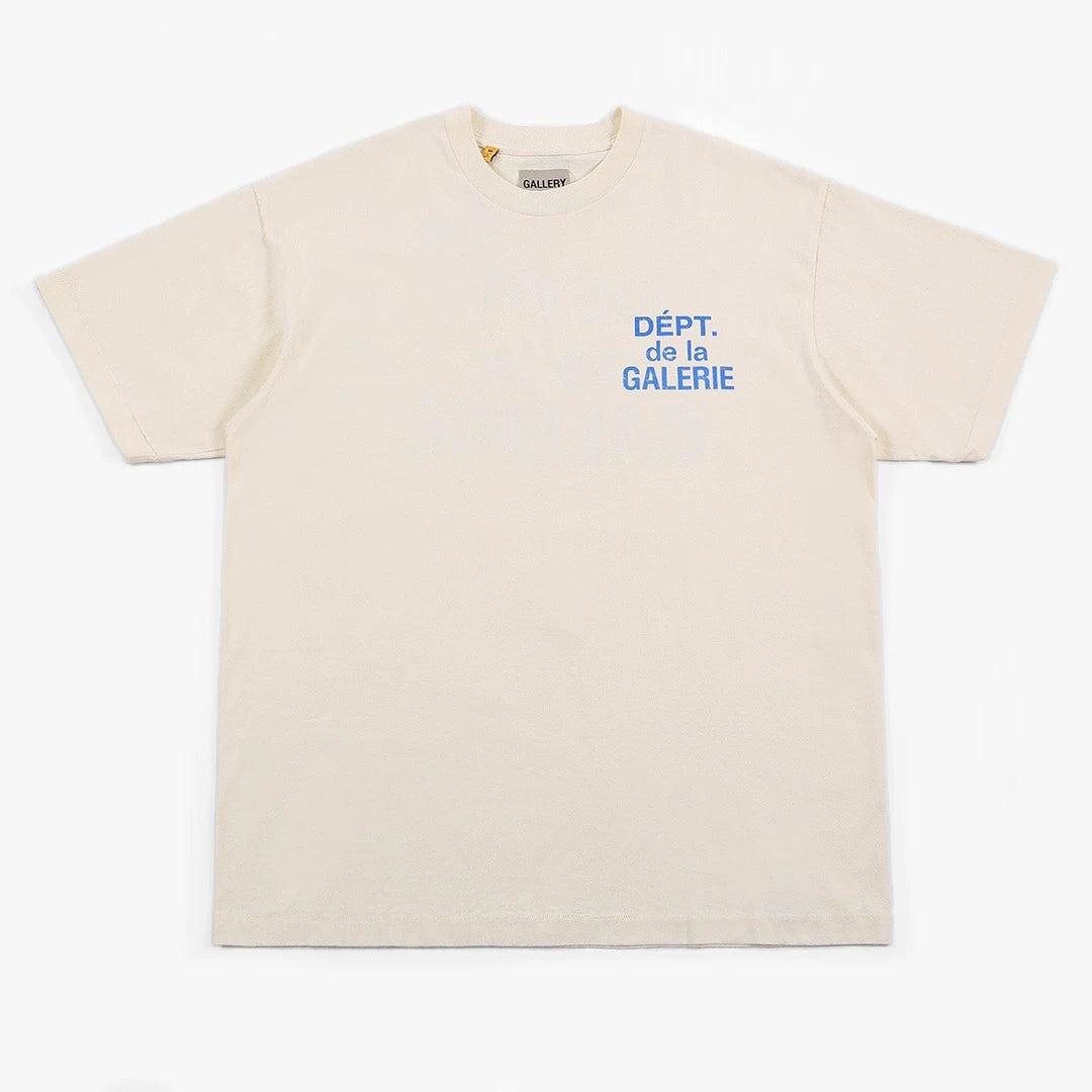 GALLERY DEPT. Washed French Logo Vintage Tee French Washed Retro T-shirt