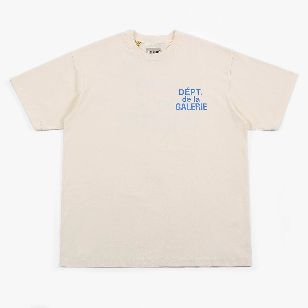 GALLERY DEPT. Washed French Logo Vintage Tee French Washed Retro T-shirt