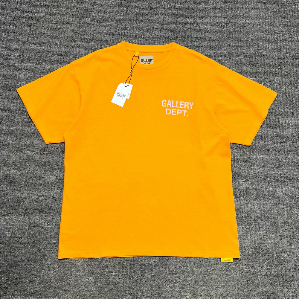 Gallery Dept.Souvenir Vintage Tee基础字母Logo水洗短袖T恤