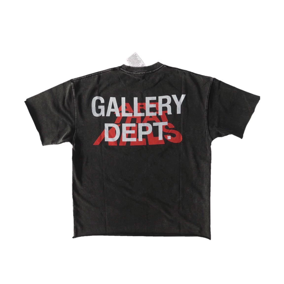 GALLERY DEPT VINTAGE Retro Piercing Round Neck Cotton Short Sleeve T-shirt