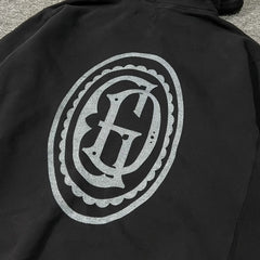GALLERY DEPT.GD MULTI LOGO HOODIE字母印花美式高街连帽衫卫衣