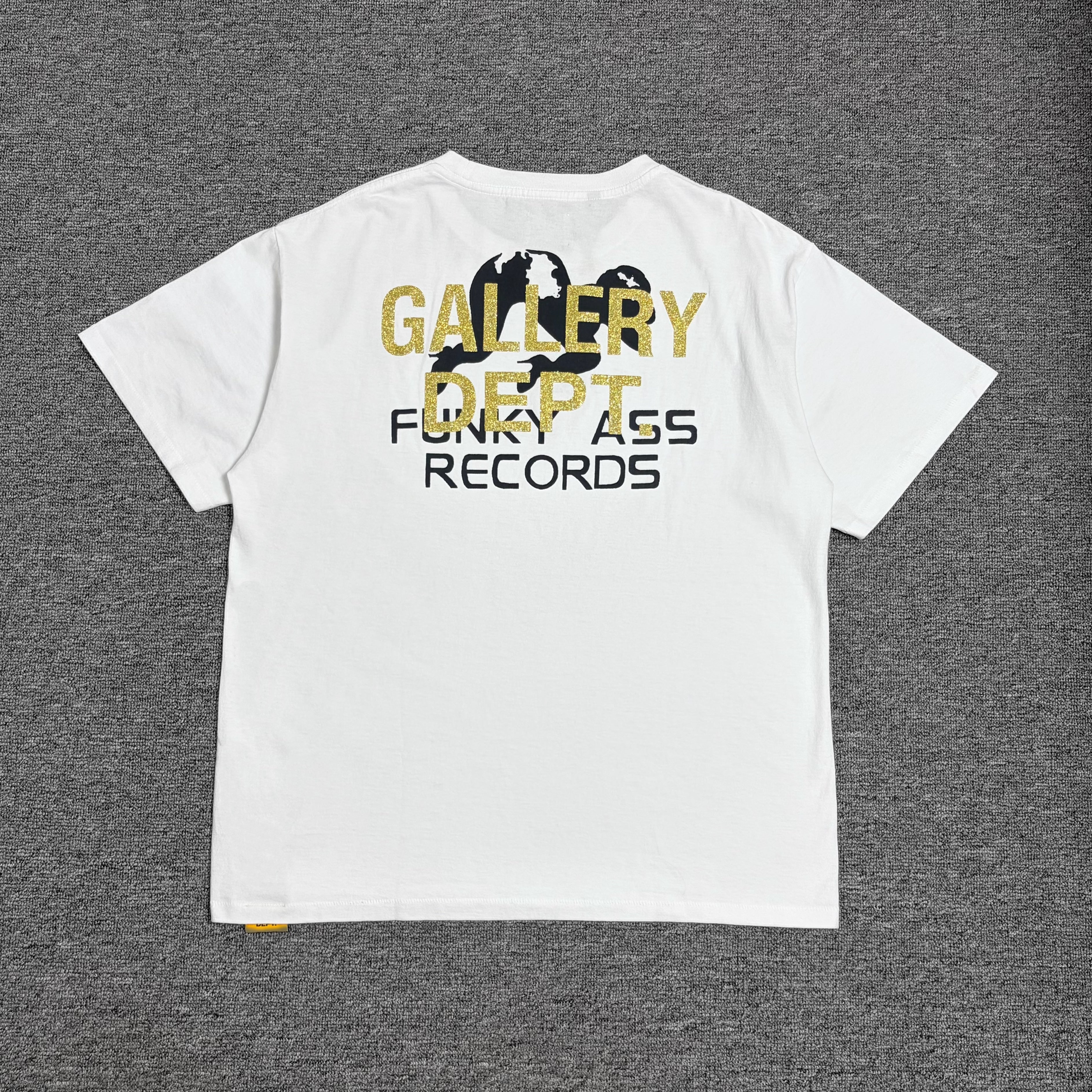 Gallery Dept. KK Funky Ass Records Tee Letter Printed Short Sleeve T-shirt