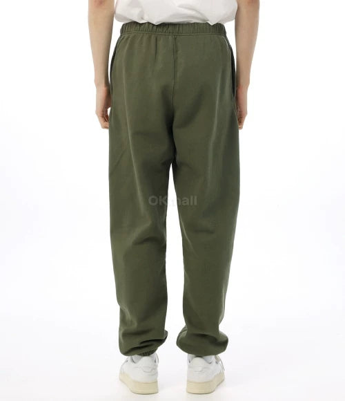 Gallery Dept. Team Dept Sweatpants Faded Olive Embroidered Letter Pants