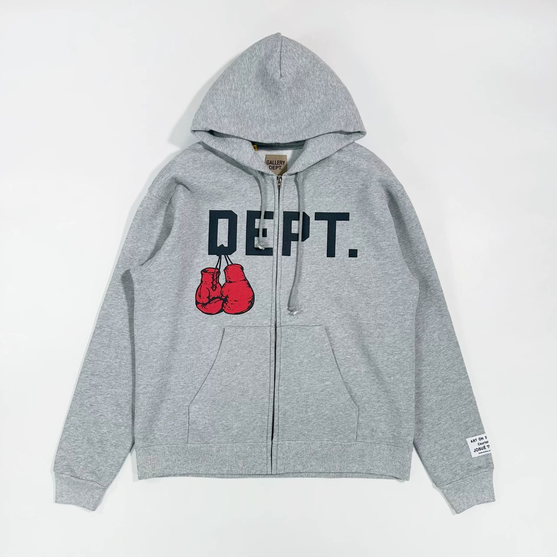 GALLERY DEPT. BOXING MERCH ZIP HOODIE拳击手套拉链卫衣帽衫