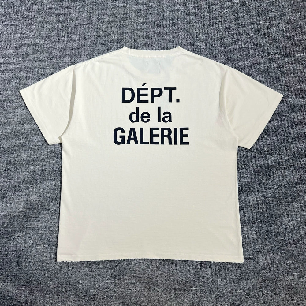 GALLERY DEPT. SELF TITLE TEE Self titled Loose Round Neck High Street Short sleeved T-shirt