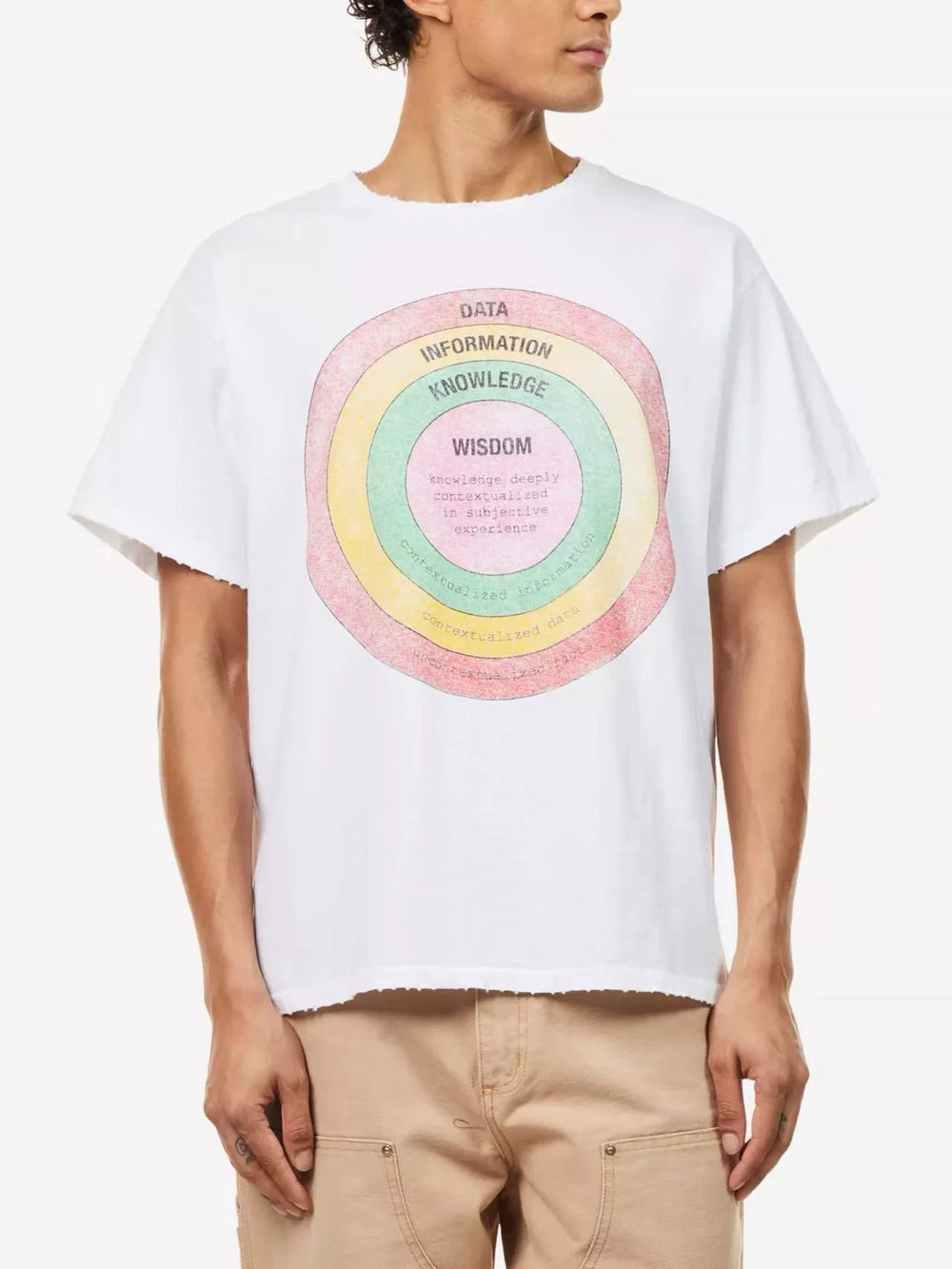 GALLERY DEPT. graphic-print T-shirt 字母印花宽松圆领短袖T恤
