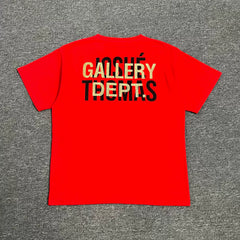 GALLERY DEPT.EVERLAST RED J TEE High Street Loose Short Sleeve T-shirt