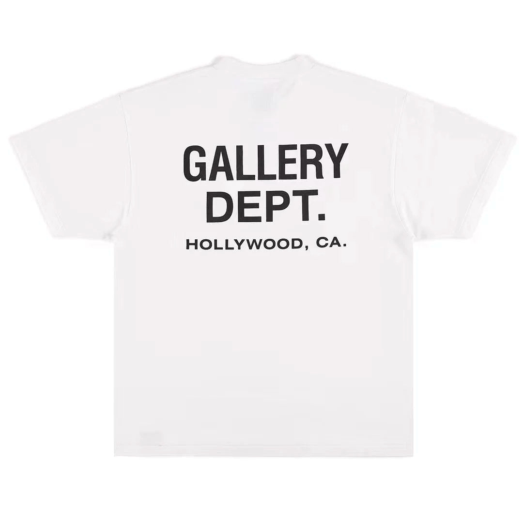 GALLERY DEPT. Souvenir Vintage Tee Hollywood letter washed short sleeved trendy men and women