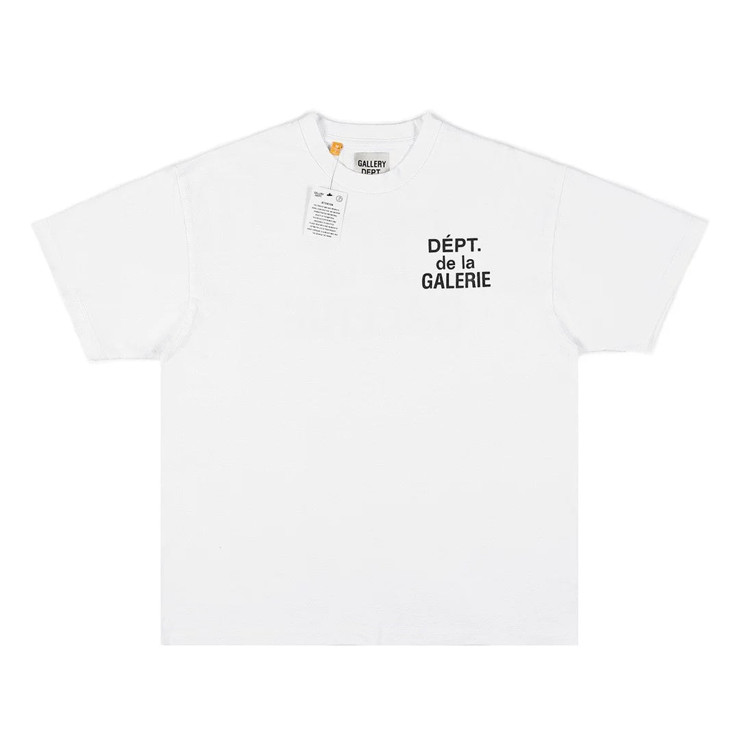 GALLERY DEPT. Washed French Logo Vintage Tee French Washed Retro T-shirt