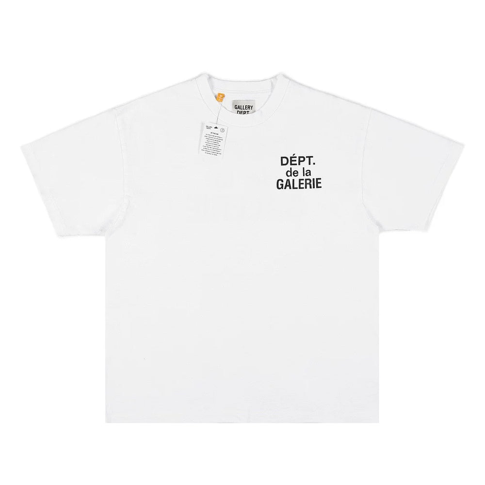 GALLERY DEPT. Washed French Logo Vintage Tee French Washed Retro T-shirt