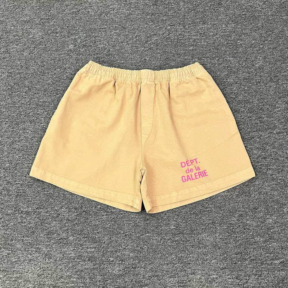 GALLERY DEPT. FRENCH LOGO ZUMA SHOPTS French American High Street Washed Shorts