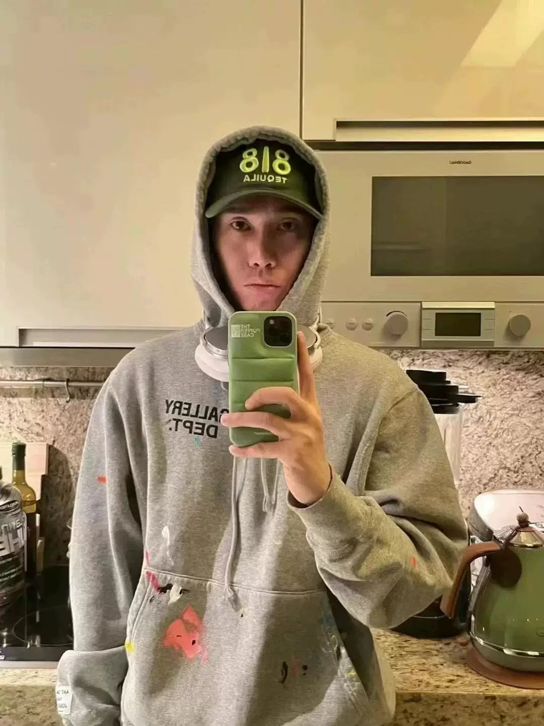 GALLERY DEPT. PAINT LOGO HOODIE Inked Basic Alphabet American High Street Hoodie