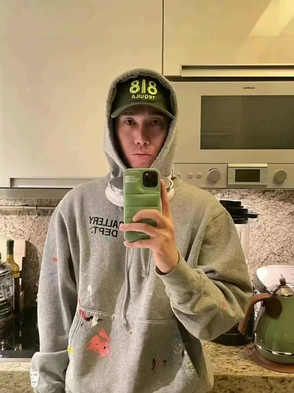 GALLERY DEPT. PAINT LOGO HOODIE Inked Basic Alphabet American High Street Hoodie
