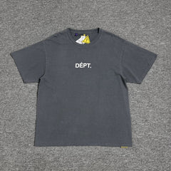 GALLERY DEPT.Logo-Print T-Shirt Letter Printed Laundry High Street Short Sleeve T-shirt