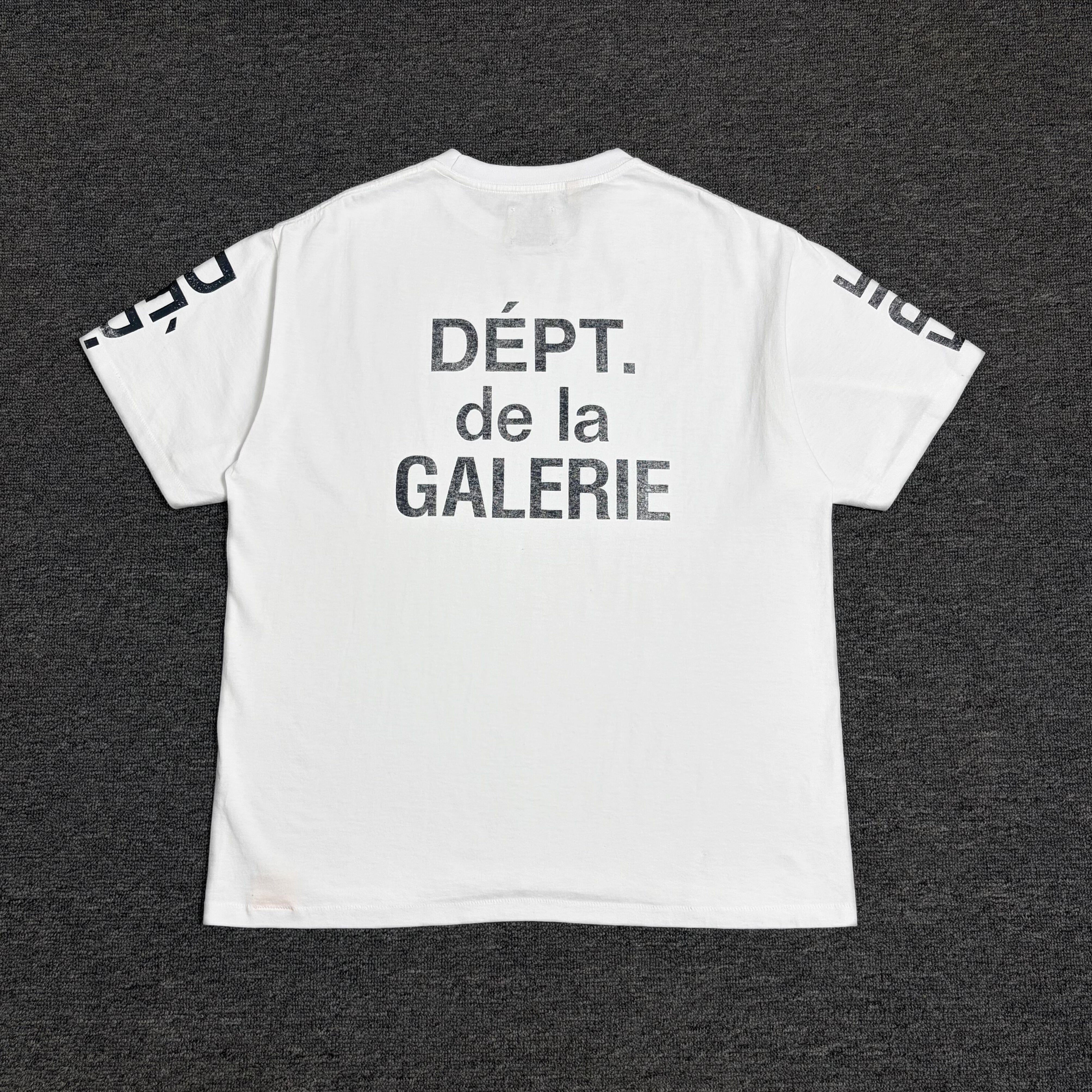 Gallery Dept.FRENCH COLLECTOR T-SHIRT 法文Logo做旧高街短袖