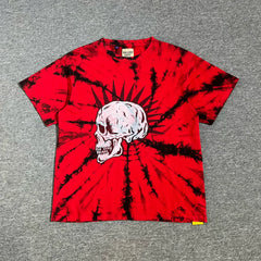 GALLERY DEPT. EXPLOITED TEE Vortex Tie Dyeing Skeleton High Street Short sleeved T-shirt