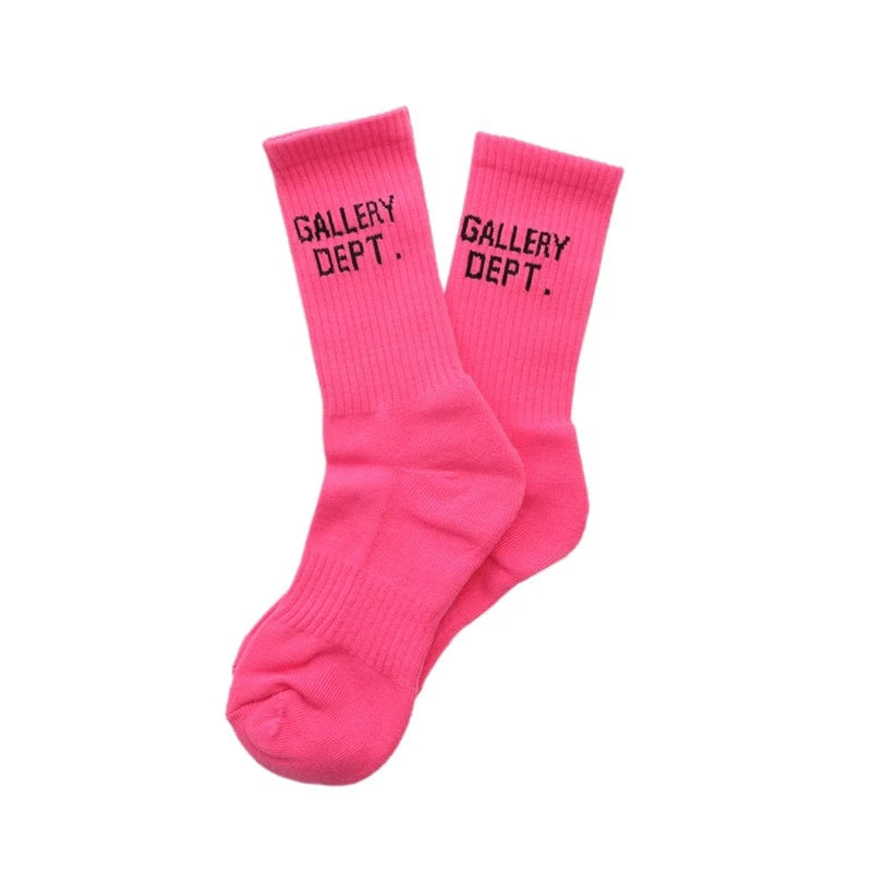GALLERY DEPT 23AW Socks American Retro Coarse Thread Socks Mid Tube Men's and Women's Couple Style Trendy