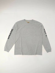 CDIARY自主GALLERY DEPT FRENCH COLLECTOR灰法文字母美式长袖TEE
