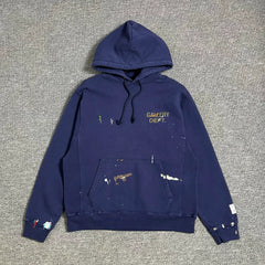 GALLERY DEPT.GD PAINT LOGO HOODIE hand-painted splashed ink hoodie letter logo sweatshirt