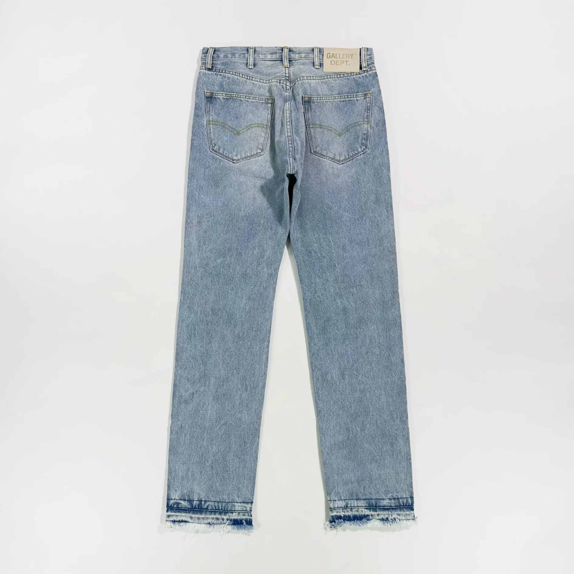 GALLERY DEPT. KEN DENIM Splicing Materials Deconstructing Grinding Edge Destruction Retro Washed Jeans