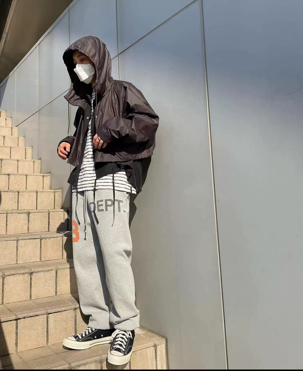 GALLERY DEPT LOGO 8 SWEATPANT 8 letter print high street ankle pants long pants