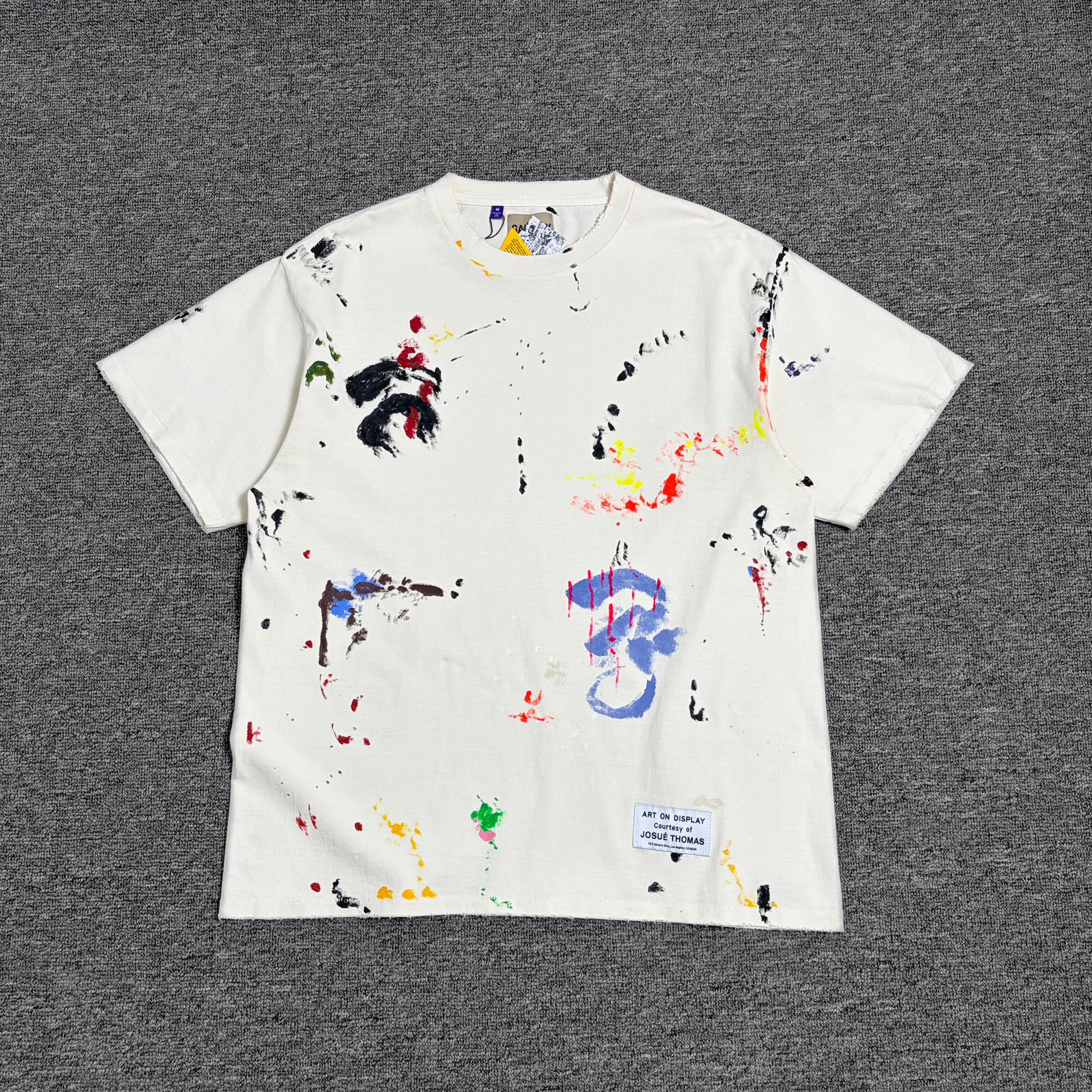 GALLERY DEPT.RAG APPLIQED TEE Limited Hand drawn Inkjet High Street Short Sleeves