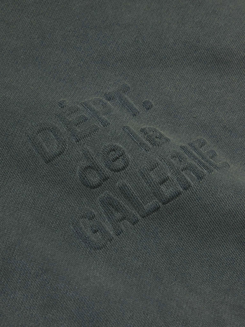 Gallery Dept. Logo Print Cotton Jersey Hoodie 3D French OS Hoodie