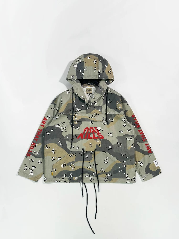 GALLERY DEPT. ATK ANORAK 气泡沙漠迷彩高街连帽风衣冲锋衣外套
