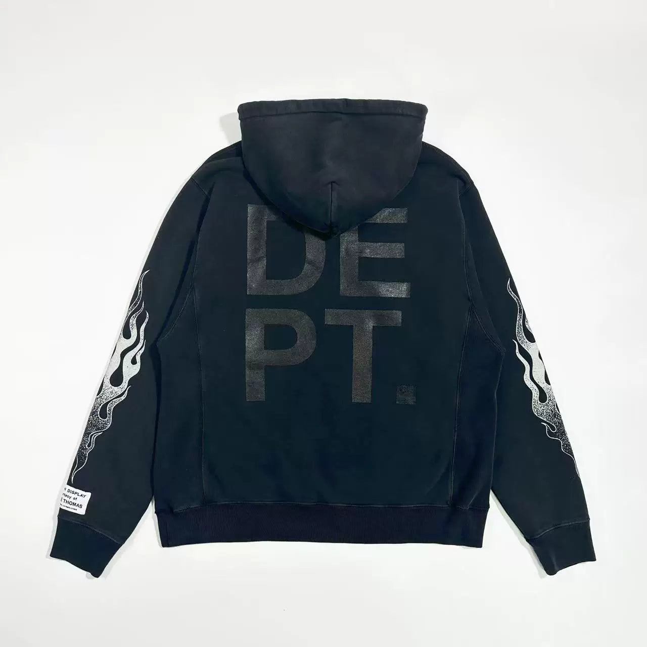 GALLERY DEPT. FLAMES HOODIE Armsleeves Flame Washed Water Used High Street Hoodies