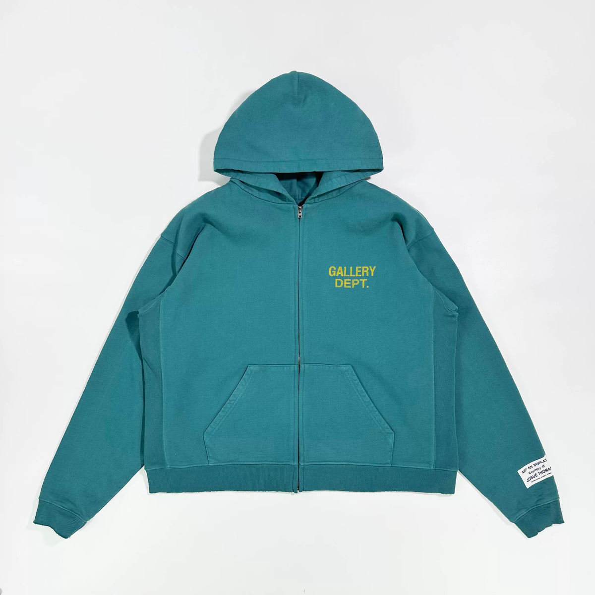 GALLERY DEPT. 90'S FULL ZIP HOODIE 基础字母宽松拉链卫衣帽衫