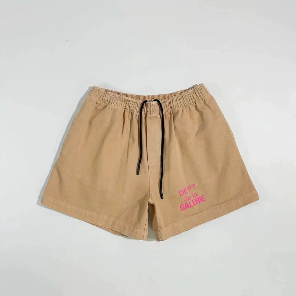 GALLERY DEPT. FRENCH LOGO ZUMA SHORTS卡其法文美式高街短裤