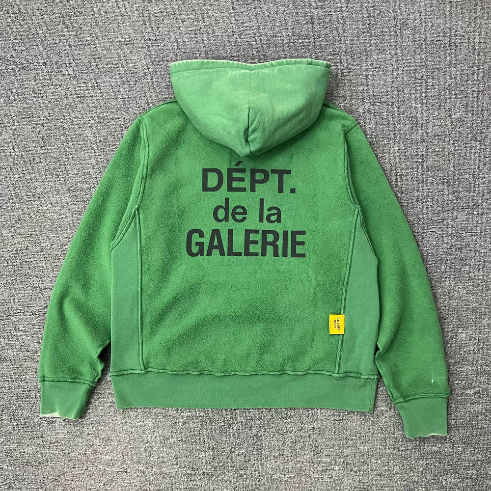 GALLERY DEPT.REVERSIBLE HOODIE double-sided washable vintage high street hoodie sweatshirt