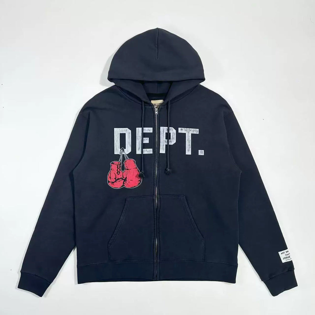 GALLERY DEPT. BOXING MERCH ZIP HOODIE拳击手套拉链卫衣帽衫