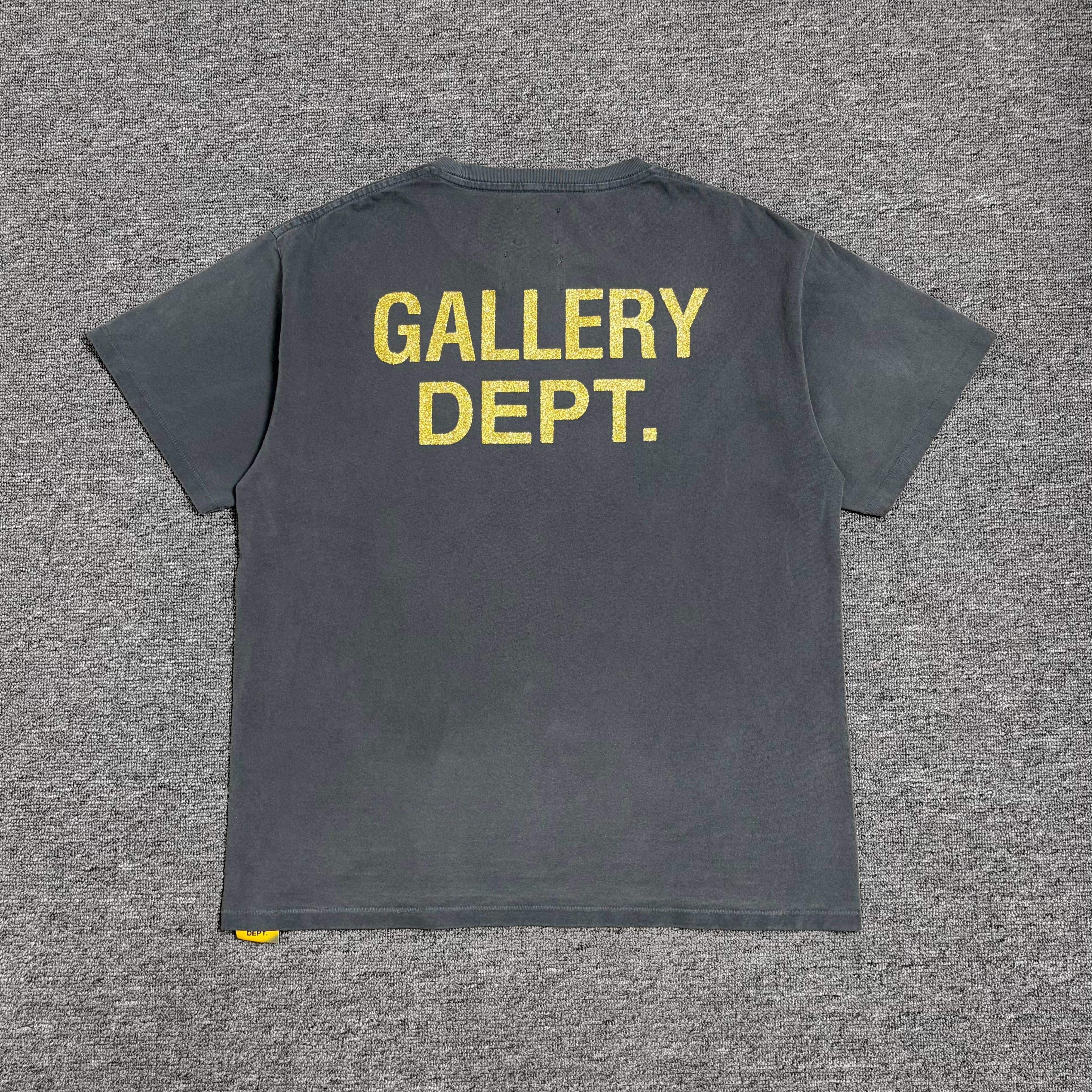 Gallery Dept. The Force Logo Tee 复古做旧字母印花高街短袖T恤