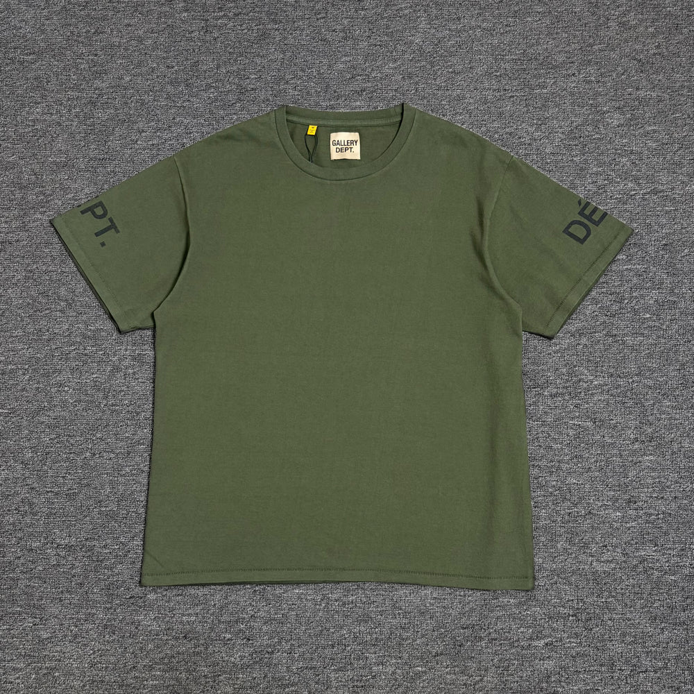 GALLERY DEPT. short sleeved graphic T-shirt basic letter short sleeved T-shirt
