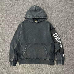 GALLERY DEPT.ARCHIVE HOODIE洗水破坏补丁废土高街卫衣帽衫