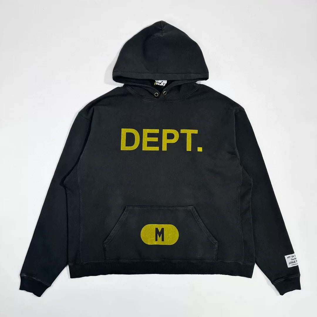GALLERY DEPT. SIZE LOGO HOODIE Size American Washed Outdated High Street OS Hoodie