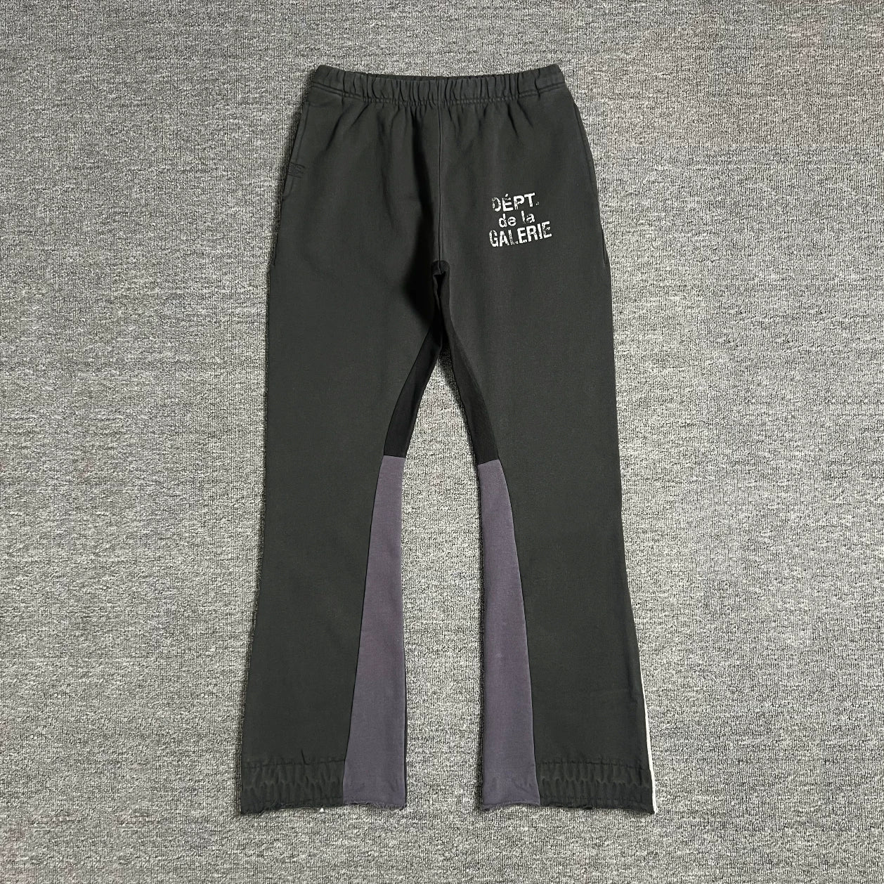 Gallery Dept. Flare Sweatpants Vintage color blocking patchwork sports sweatpants micro flared pants